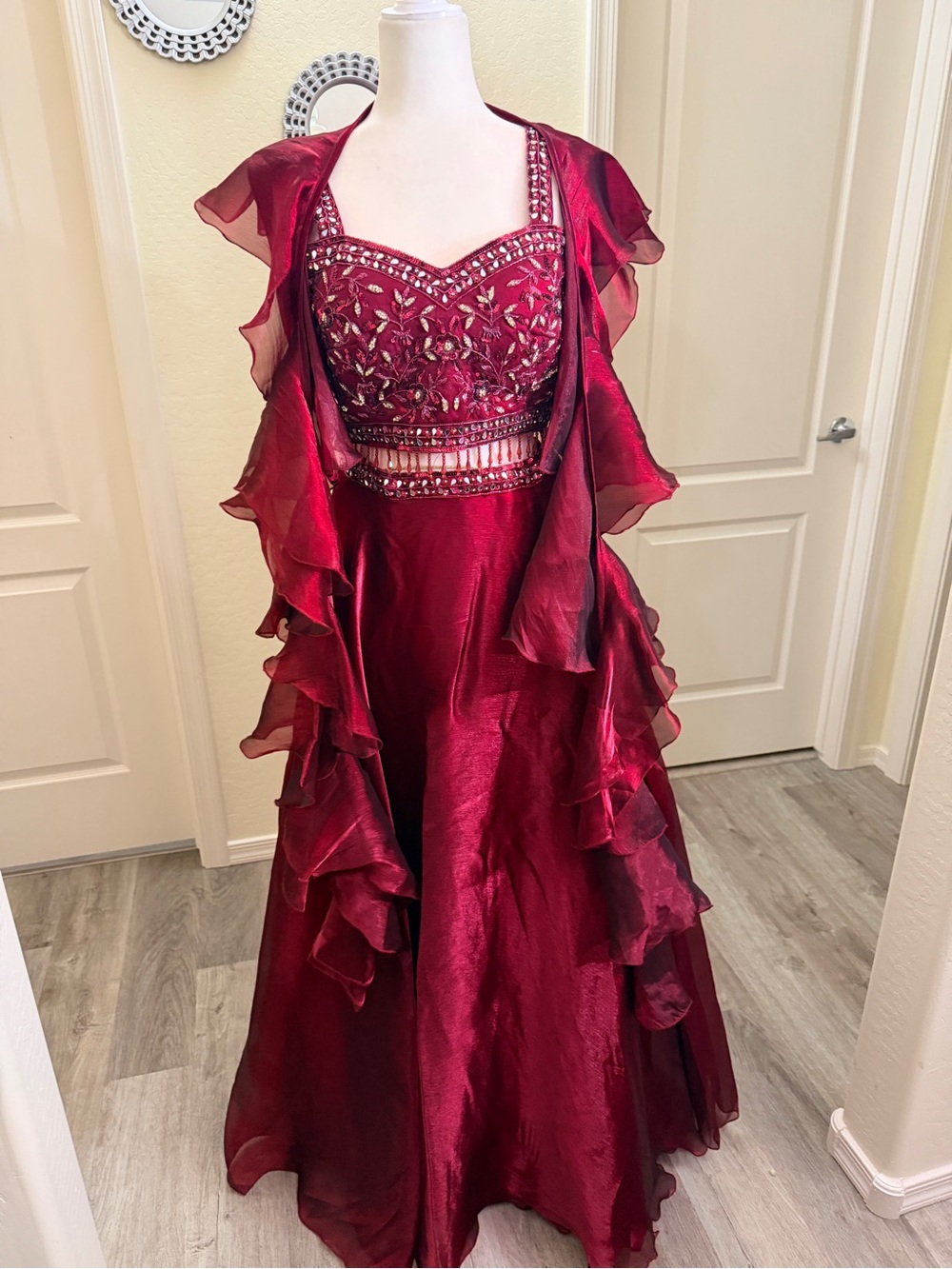 Burgundy Lehenga Choli